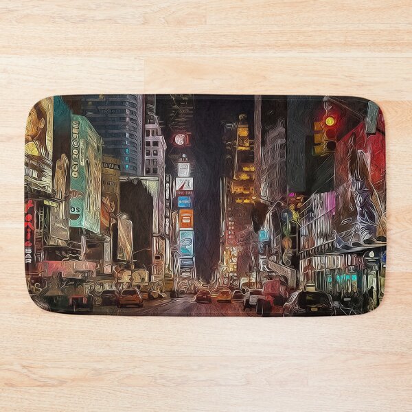 Item preview, Digital Art Composition of Time Square, New York at night. designed and sold by davidelder.