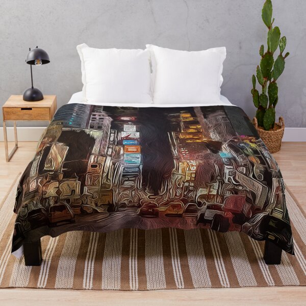 Item preview, Digital Art Composition of Time Square, New York at night. designed and sold by davidelder.