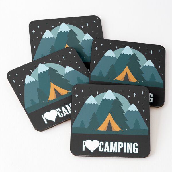 Item preview, I love camping, camping lovers design designed and sold by Kam-designs.