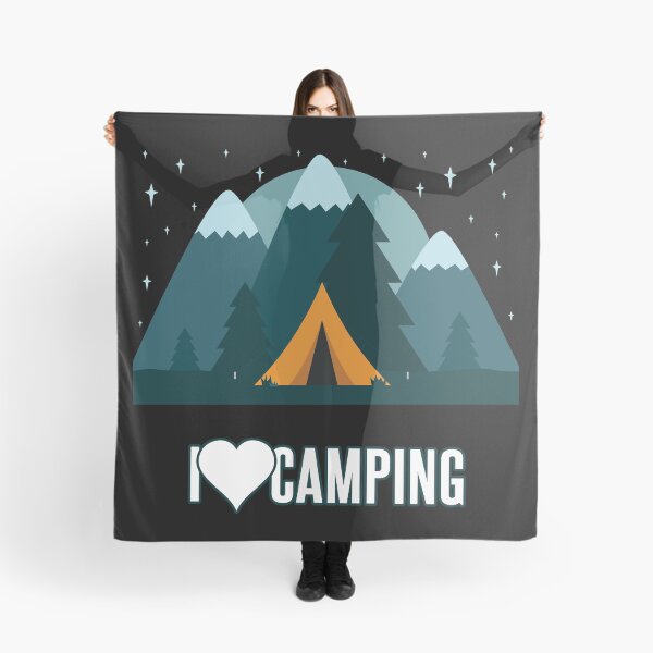 Item preview, I love camping, camping lovers design designed and sold by Kam-designs.