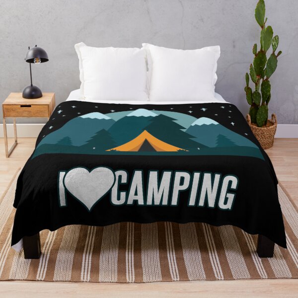 Item preview, I love camping, camping lovers design designed and sold by Kam-designs.