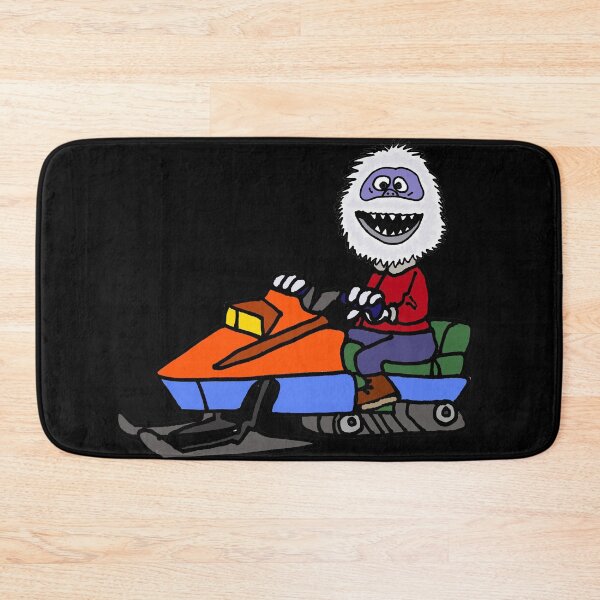 Item preview, Cute Abominable Snowman Riding Snowmobile designed and sold by Nature's Fancy.