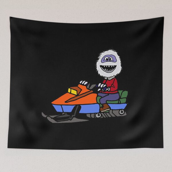 Item preview, Cute Abominable Snowman Riding Snowmobile designed and sold by Nature's Fancy.