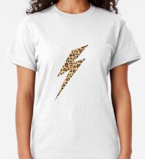 Wild Thing Leopard Lightning Bolt Classic T-Shirt