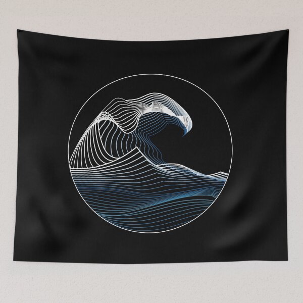 Item preview, Dramabite The Minimal Wave off Kanagawa designed and sold by dramabite.