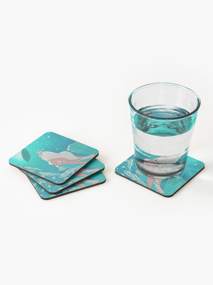 Alternate view of mermaid Coasters (Set of 4)