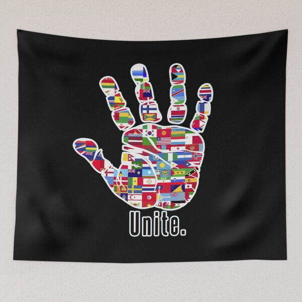 Item preview, Unite. World peace advocacy. The world should unite together as one. designed and sold by Kam-designs.
