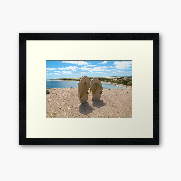 Australian flag thongs on beach For sale as Framed Prints, Photos, Wall Art  and Photo Gifts