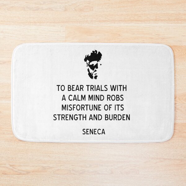 Item preview, Stoic Seneca Quote on Calm Mind designed and sold by jutulen.
