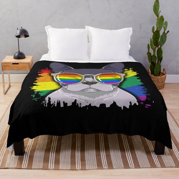 Item preview, LGBTQ - Lesbian Gay Bisexual Transgender Queer Boston Terrier designed and sold by Basti09.