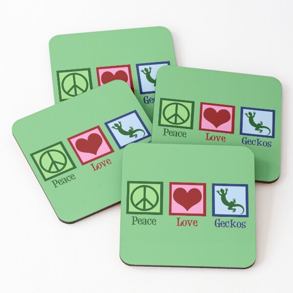 Item preview, Peace Love Geckos designed and sold by Epic Love Designs.