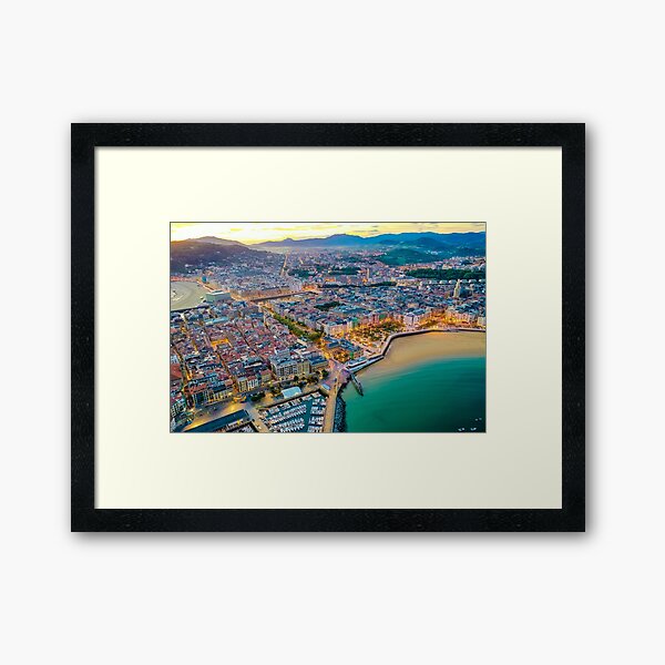 Item preview, Amazing aerial view of Donostia San Sebastian # 3 designed and sold by M Tchaikovsky.