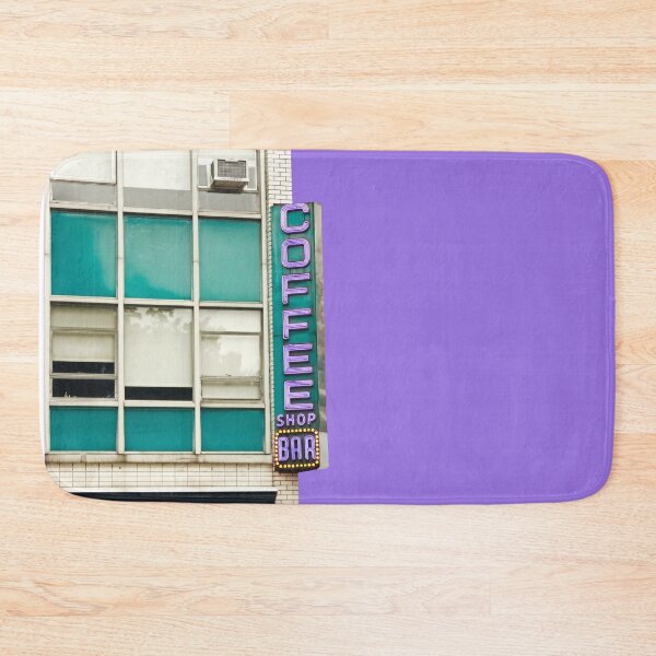 Item preview, New York Coffee Shop on Purple  designed and sold by Brooke T Ryan Photographic Art.