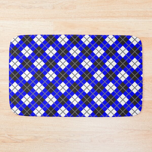 Item preview, Blue, Black, White and Gray Argyle Diamond Pattern  designed and sold by Bill Shearer.