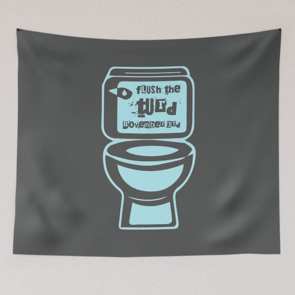 Item preview, Flush the Turd November 3rd - Ice Blue designed and sold by Thelittlelord.