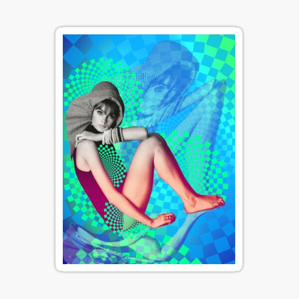 Item preview, Supermodel Jean Shrimpton 1 - Supermodels of the Sixties Series designed and sold by STYLE + EXPRESSION.