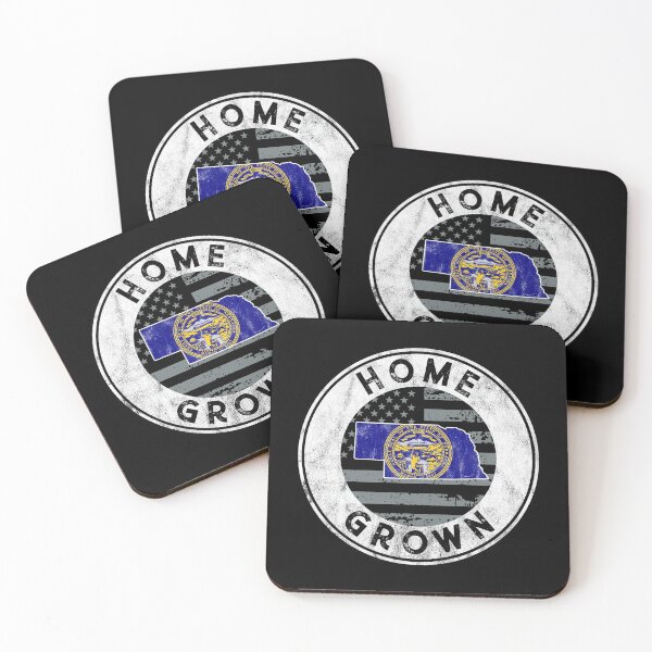 Item preview, Nebraska Native Home Grown Quote State American Flag Pride design designed and sold by CreatedByHeidi.