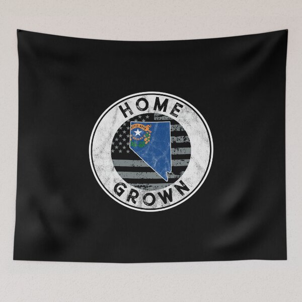 Item preview, Nevada Native Home Grown Quote State American Flag Pride NV Premium design designed and sold by CreatedByHeidi.