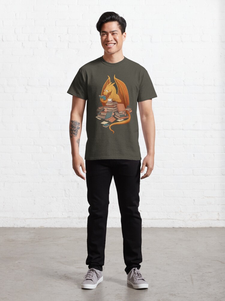 Alternative Ansicht von Die Horde des Bibliothekars Classic T-Shirt