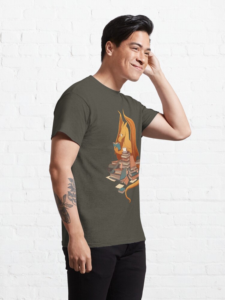 Alternative Ansicht von Die Horde des Bibliothekars Classic T-Shirt