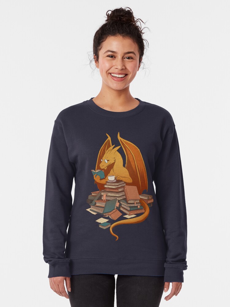 Alternate view of The Librarian's Horde Pullover Sweatshirt