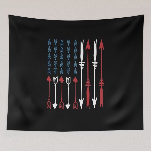 Item preview, USA Flag Archery Shirt Target Archery Bow and Arrow designed and sold by Backb0ne.