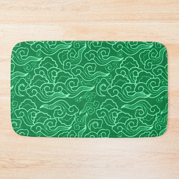 Item preview, Vintage Japanese Clouds, Jade Green  designed and sold by Marymarice.