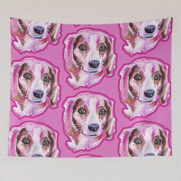 Item preview, Beagle à la Pink designed and sold by douglasrickard.
