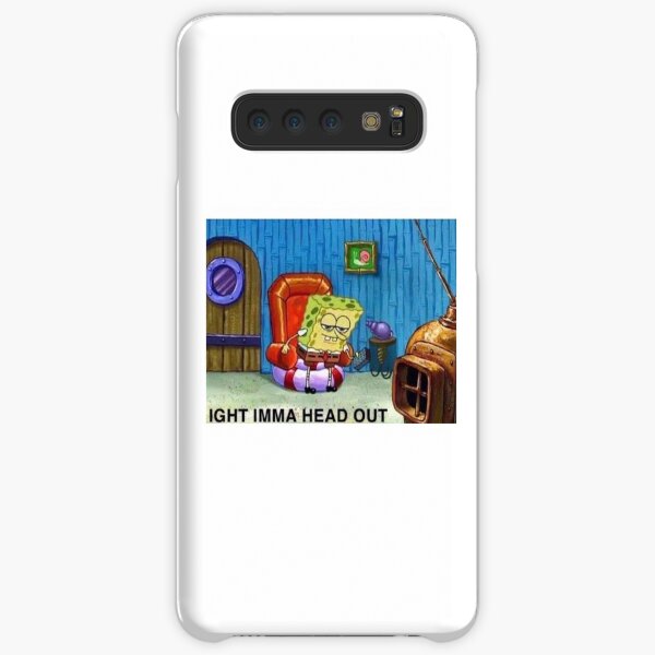 IGHT IMMA HEAD OUT SpongeBob MEME Samsung Galaxy Snap Case