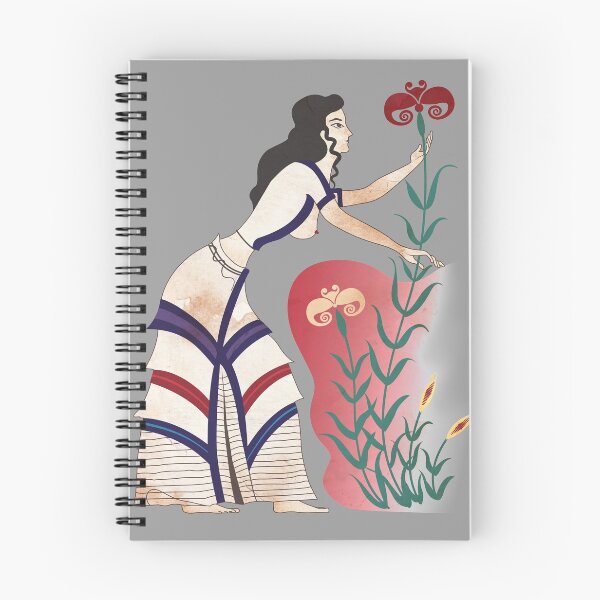Item preview, Minoan girl with flowers designed and sold by Lefteris Betsis.