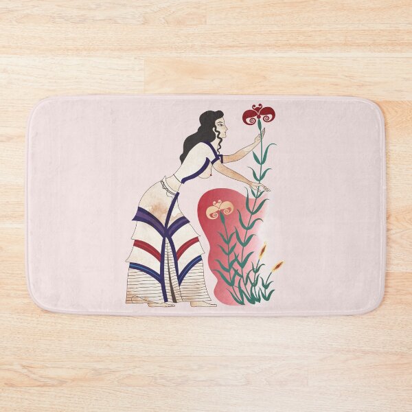 Item preview, Minoan girl with flowers designed and sold by Lefteris Betsis.