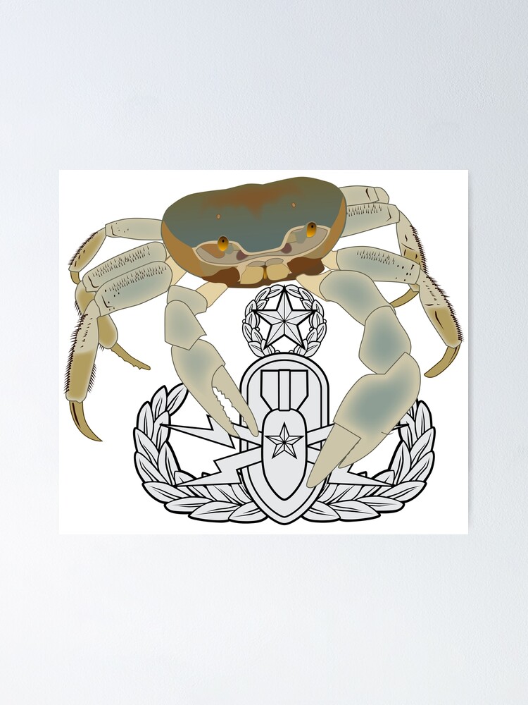 &ldquo;EOD Master Crab&rdquo; Poster for Sale by jcmeyer | Redbubble