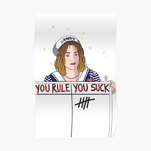 Robin From Stranger Things Poster
