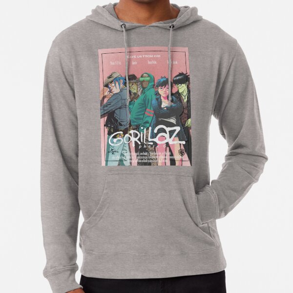 Gorillaz Movie Poster Lightweight Hoodie