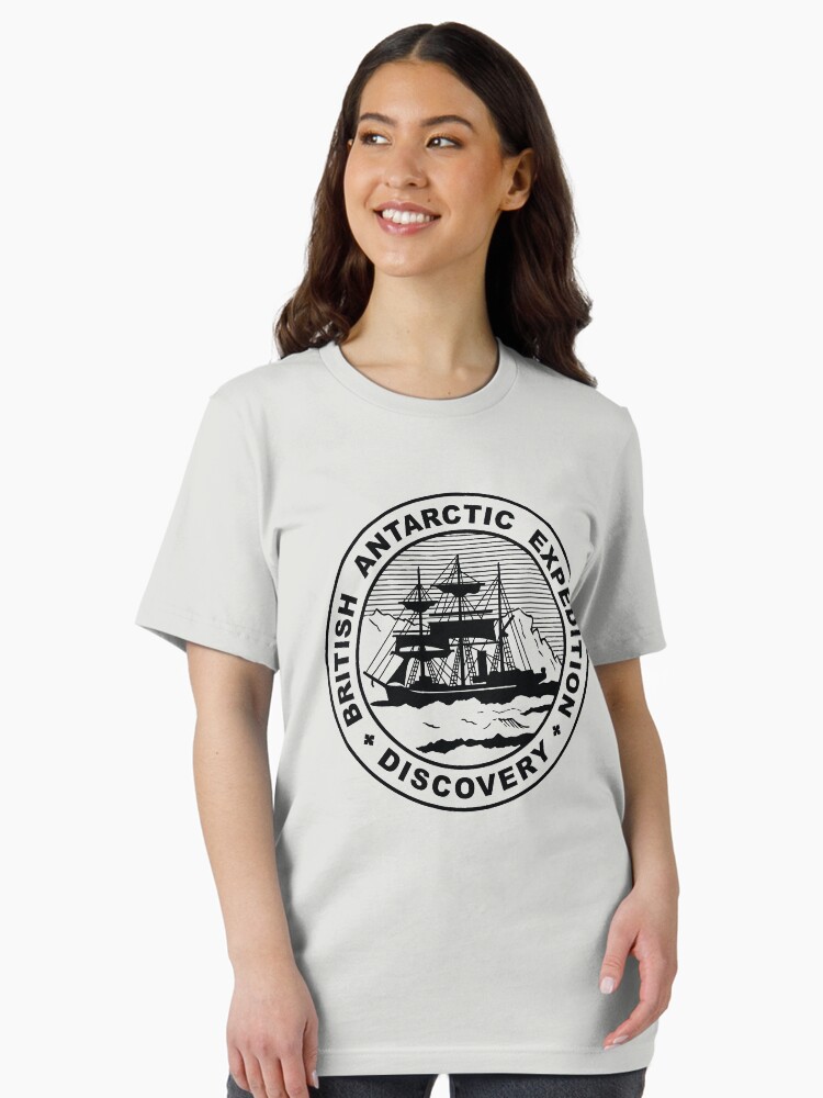 【DISCOVERY EXPEDITION】 Mountain Illustration T-shirt Expedition Mountain River Scene T-Shirt – Alaska Chicks Co