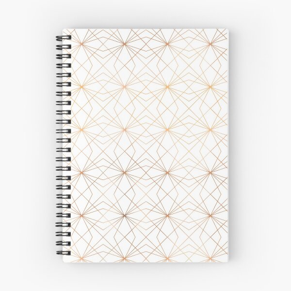 Item preview, White & Copper Geo Lines designed and sold by Blue-Banana.