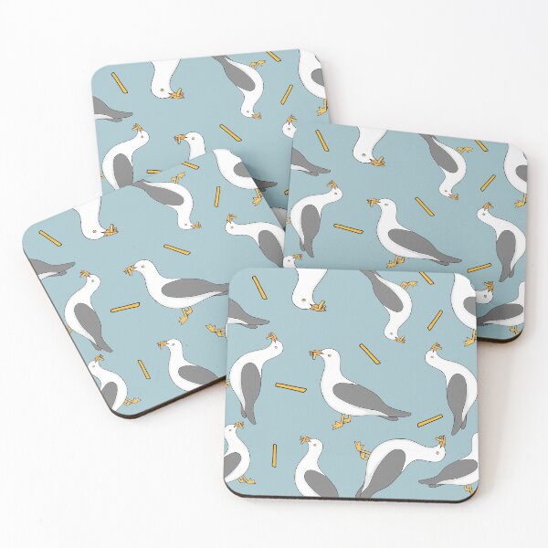 Item preview, Seagull and chips designed and sold by MouseandMoon.
