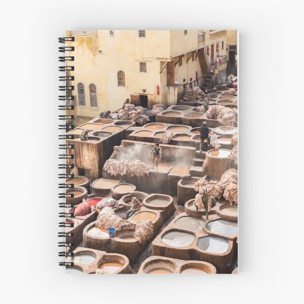 Item preview, Dyeing - Chaouwara Tanneries of Fes, Morocco designed and sold by TRVLR Designs.