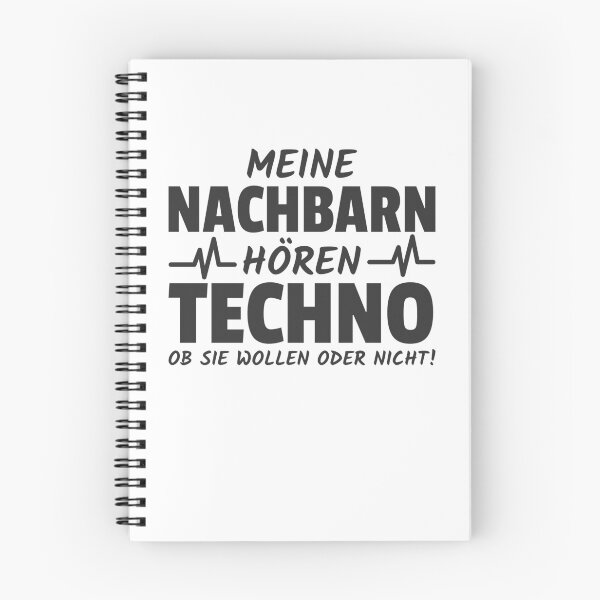 Artikelvorschau, Meine Nachbarn hören Techno ob sie wollen oder nicht entworfen und verkauft von Team150Designz.