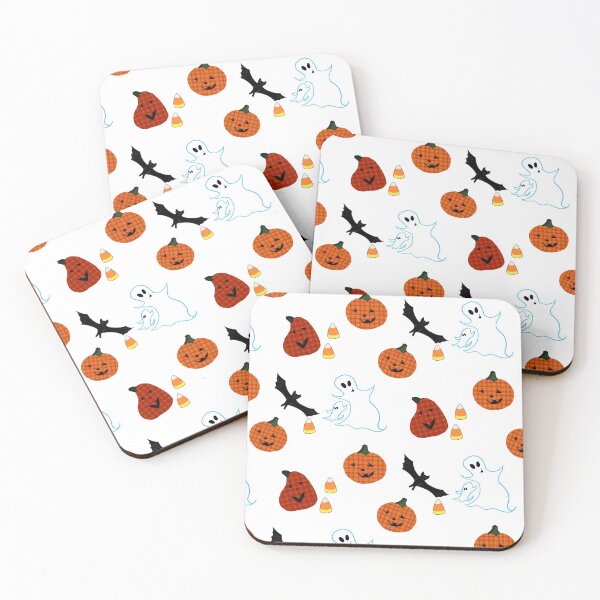 Item preview, Ghosts and Plaid Pumpkins designed and sold by BtheLight.