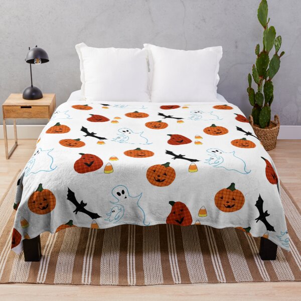 Item preview, Ghosts and Plaid Pumpkins designed and sold by BtheLight.