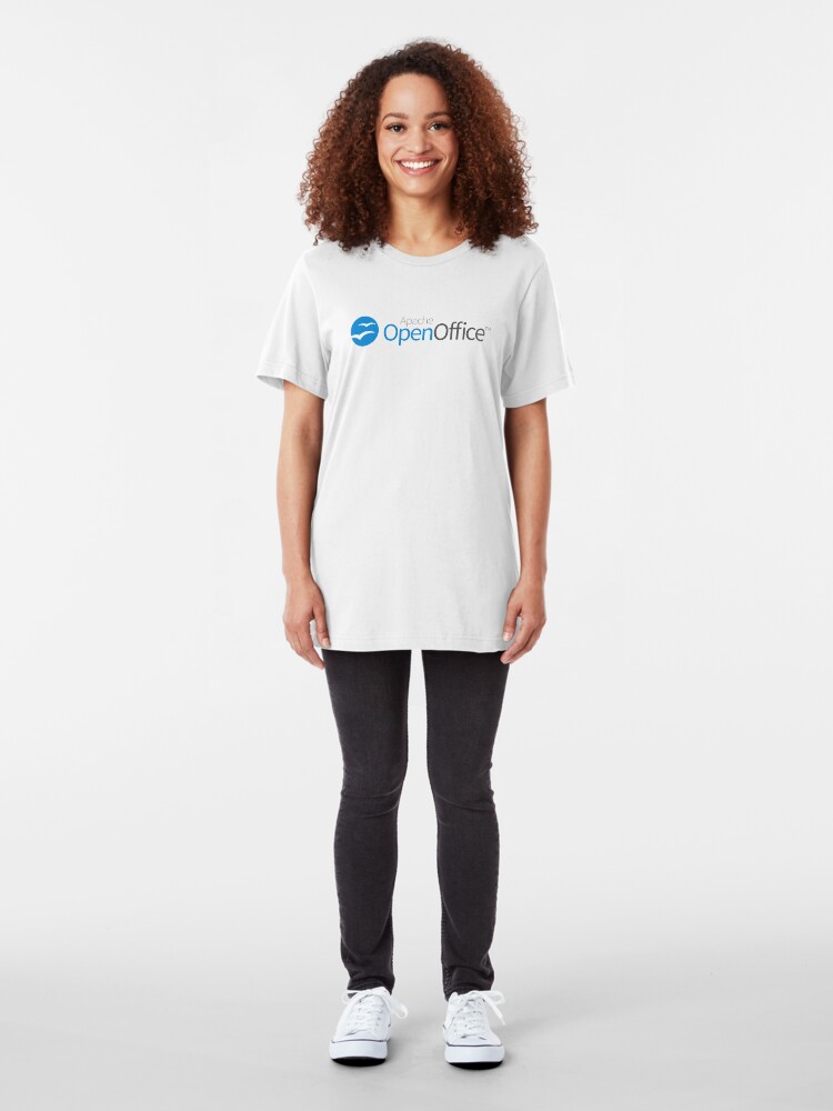 Alternate view of Apache OpenOffice Slim Fit T-Shirt