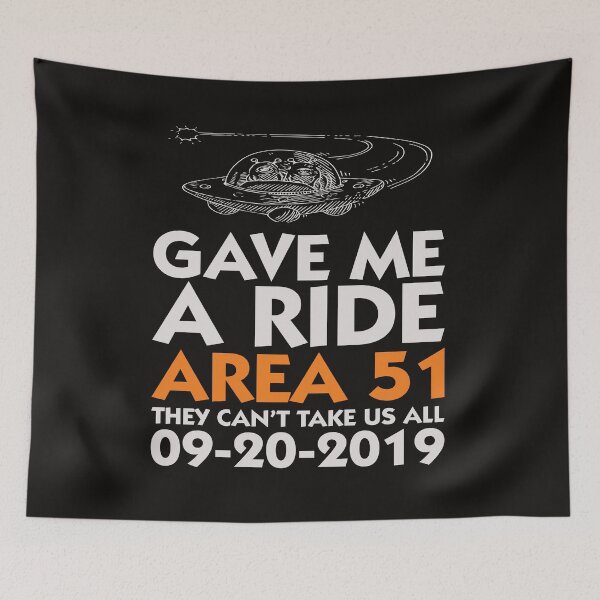 Item preview, Gave me a ride Area 51 designed and sold by WorldOfTeesUSA.