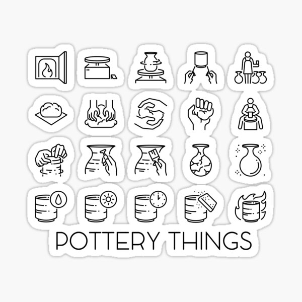 Pottery Things Sticker