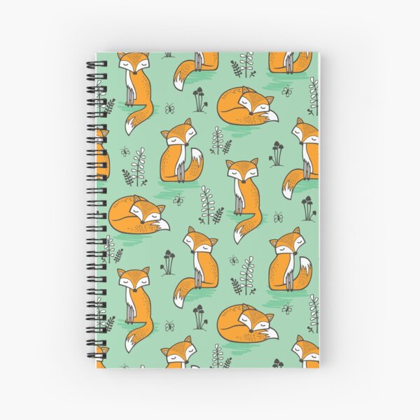 Item preview, Dreamy Fox in Green designed and sold by CajaDesign.