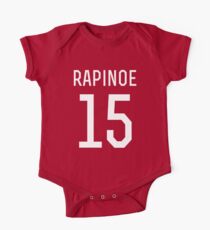 Megan Rapinoe #15 Short Sleeve Baby One-Piece