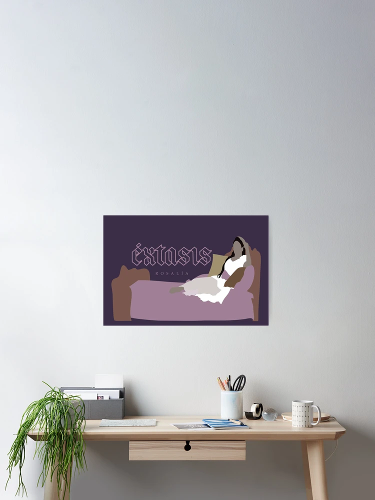 Aperçu 2 sur 3. Poster avec l'œuvre Extasis créée et vendue par sofjac.