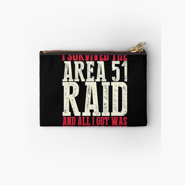 Item preview, I survived the Area 51 RAID designed and sold by WorldOfTeesUSA.