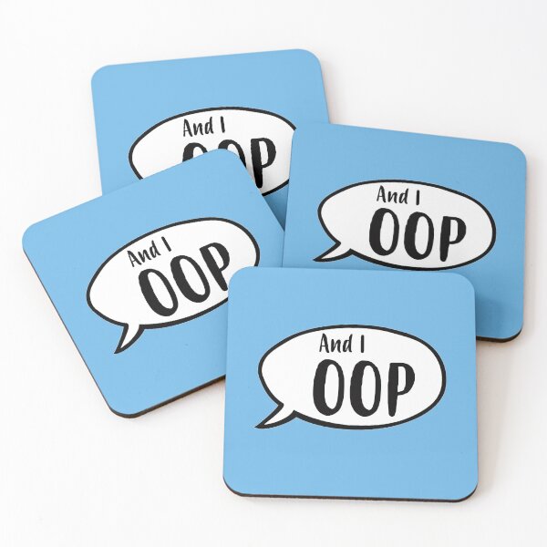 Item preview, AND I OOP - Speech bubble cartoon design designed and sold by neviz.