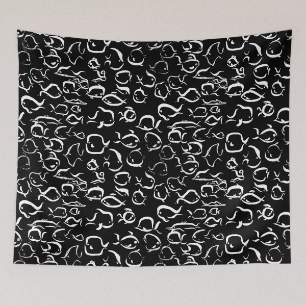 Item preview, Fish Pattern In White designed and sold by Peter Hertzberg.